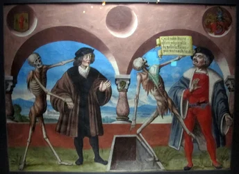 Copie de la danse macabre perdue de M. Manuel du cimetière dominicain de Berne (1512-20)